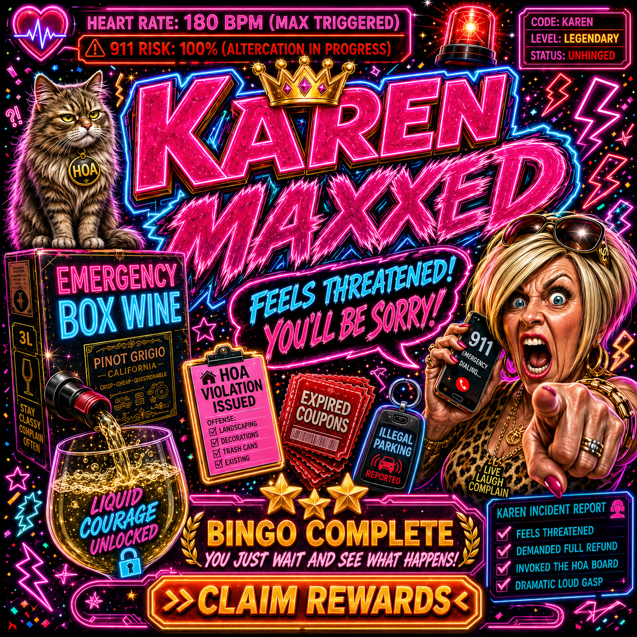 Karen Bingo Maxxing