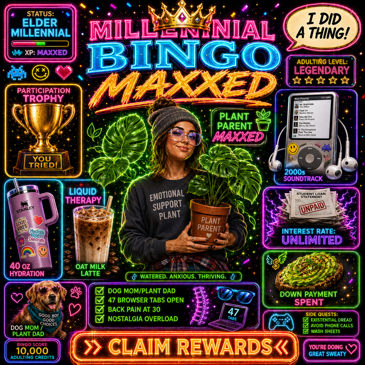 Millennial Bingo Maxxing